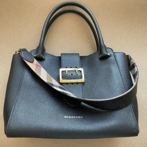 Burberry Medium Calfskin Buckle Tote